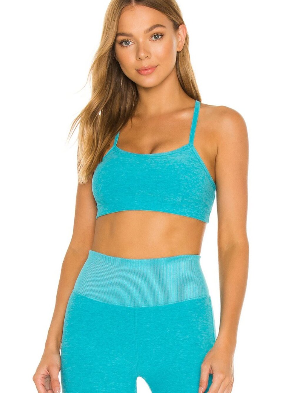 ALO Alosoft Gratitude Bra Teal